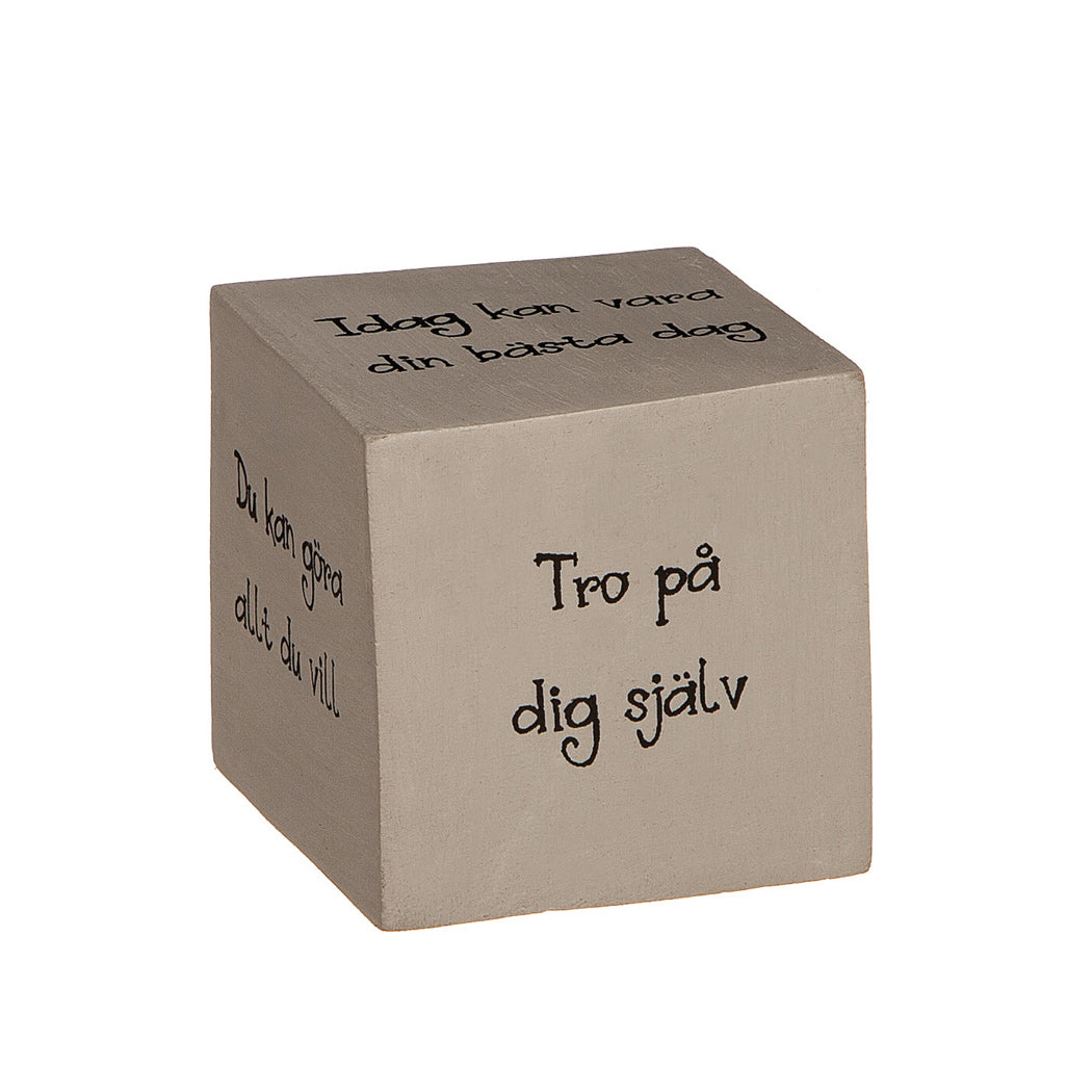 KLOSS MED OLIKA TEXTER - BEIGE